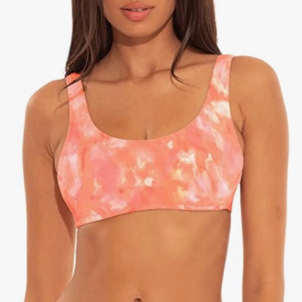 Becca Rebecca Virtue Crystal Kiera Bralette Bikini Top SZ D Cup NWT
